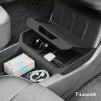 Under Center Console Organizer Tray for Tesla Model Y Standard 2026+