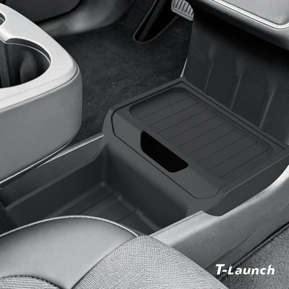 Under Center Console Organizer Tray for Tesla Model Y Standard 2026+
