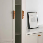 Artisanal Wavy Wood Cabinet Pulls
