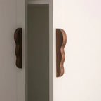 Artisanal Wavy Wood Cabinet Pulls