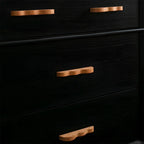 Artisanal Wavy Wood Cabinet Pulls