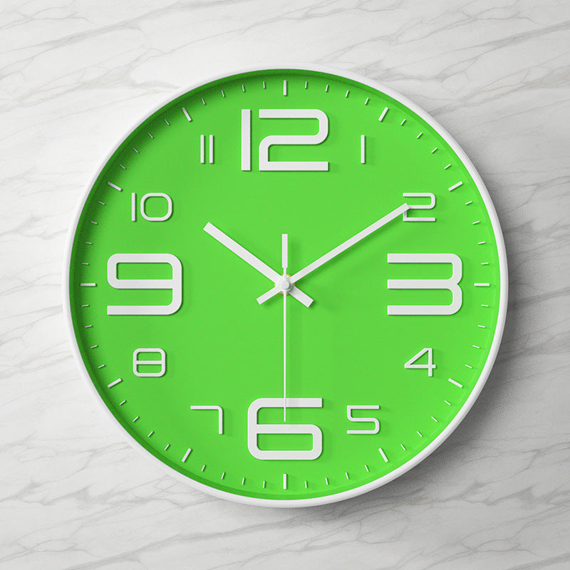 Vibrant | Oversized Wall Clock with Silent Mechanism | Eco-Friendly Wall Clock Decor for Serene Spaces