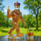 Miroken | Whiskey Decanter Funny Bigfoot Glass Bottle