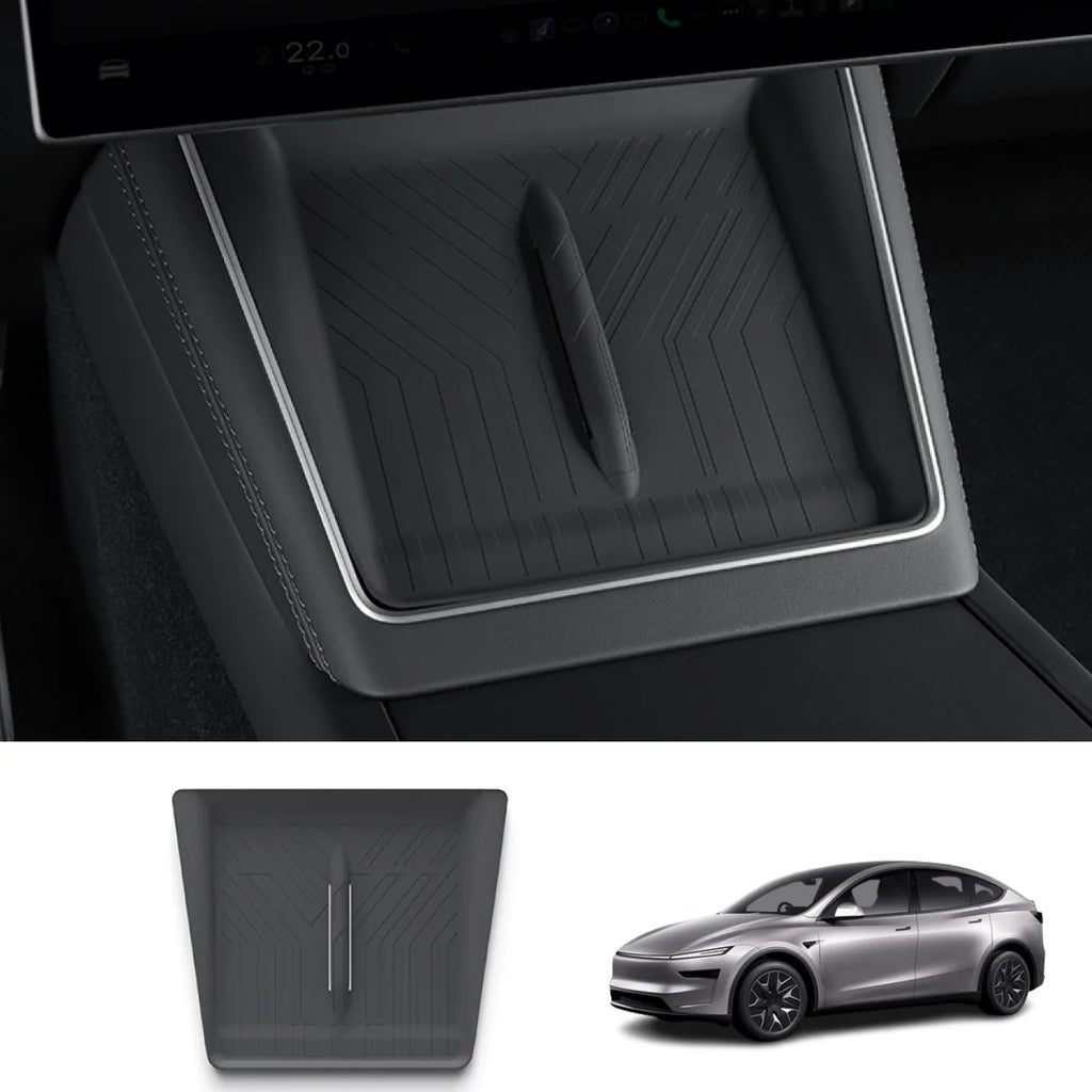 Silicone Center Console Wireless Charging Mat for Tesla Model Y L 2026+