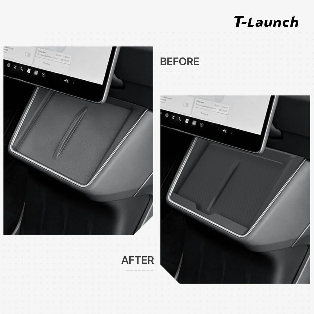 Wireless Charging Silicone Mat Protector for Tesla Model Y Standard 2026+