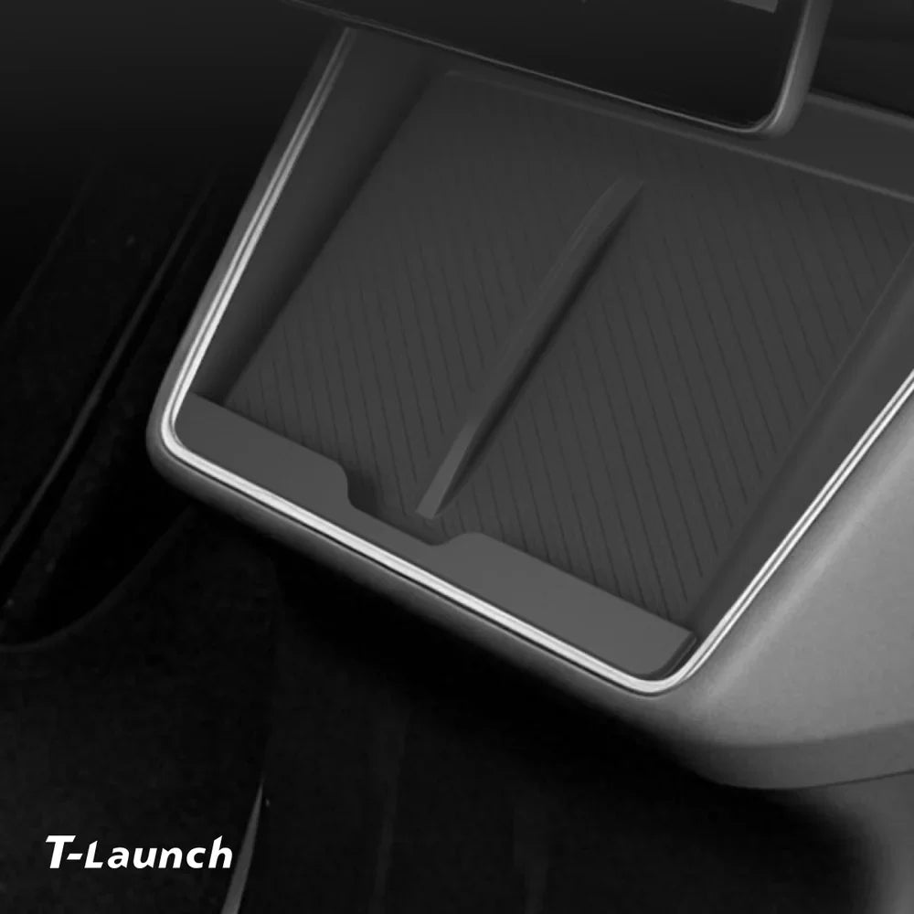 Wireless Charging Silicone Mat Protector for Tesla Model Y Standard 2026+