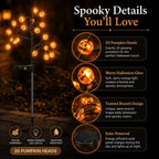 Solar Pumpkin Lights Light Up Your Halloween Yard
