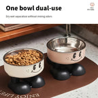 Elevated Stainless Steel Pet Bowl Set