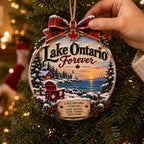 Lake Ontario Forever Christmas Keepsake Ornament