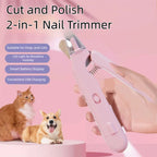 2-in-1 LED Pet Nail Clipper & Grinder