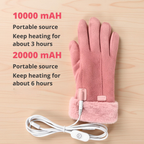 Miroken | Heated Gloves for Women UK – Ladies Thermal Waterproof Winter Gloves with Touch Screen & USB Rechargeable Warm Design