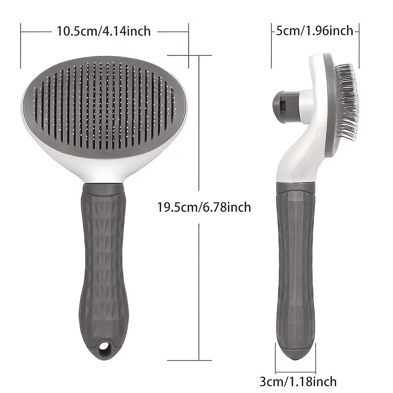 Self-Cleaning Pet Slicker Brush