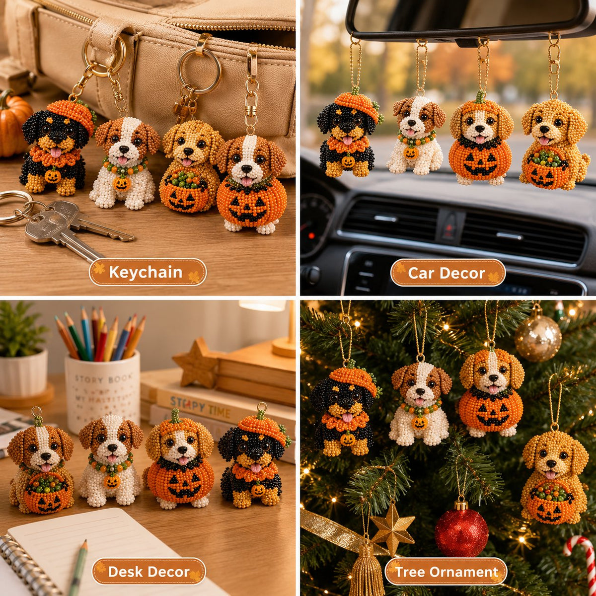 3D Beaded Dog DIY Craft Kit