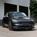 ABS 3-Piece No-Drill front bumper lip spoiler for Tesla Model Y Juniper 2025+