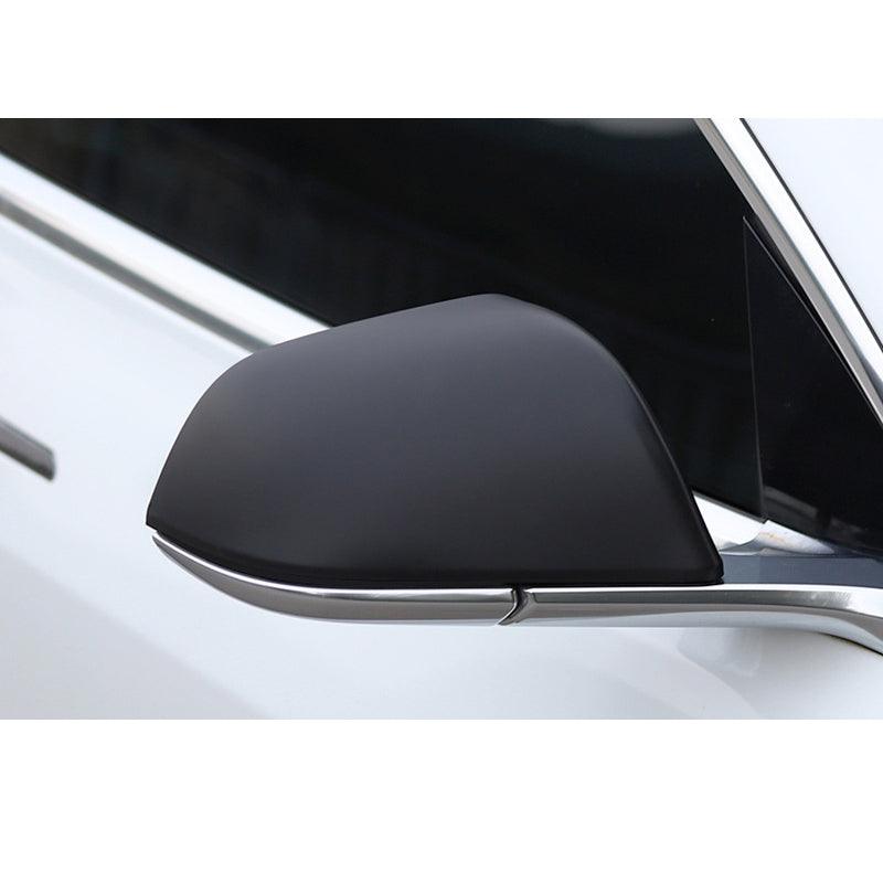 ABS Black Carbon Fiber Mirrors Cap For Model 3 (Carbon Fiber Pattern ABS) (1 pair) (2017+)