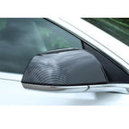 ABS Black Carbon Fiber Mirrors Cap For Model 3 (Carbon Fiber Pattern ABS) (1 pair) (2017+)