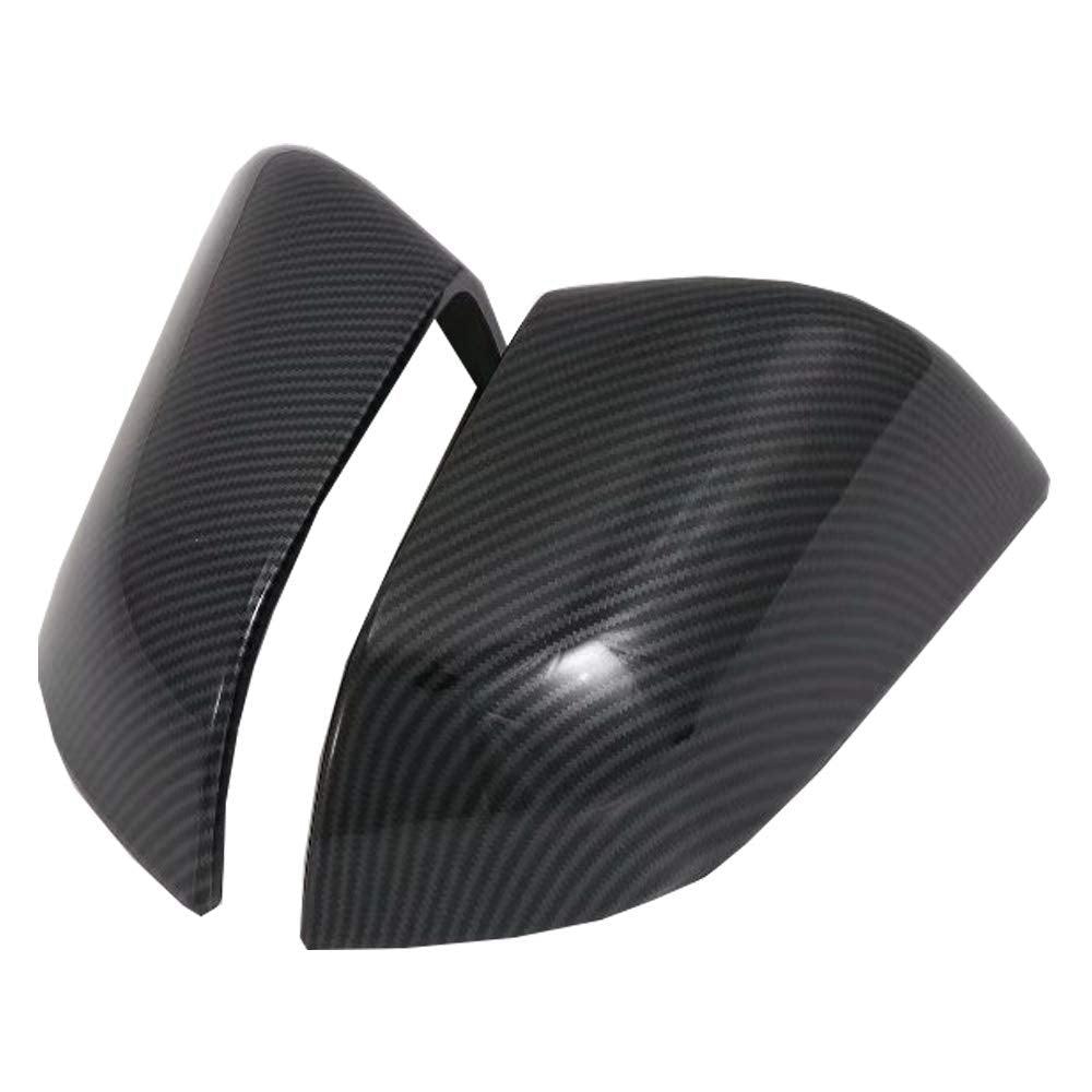 ABS Black Carbon Fiber Mirrors Cap For Model 3 (Carbon Fiber Pattern ABS) (1 pair) (2017+)