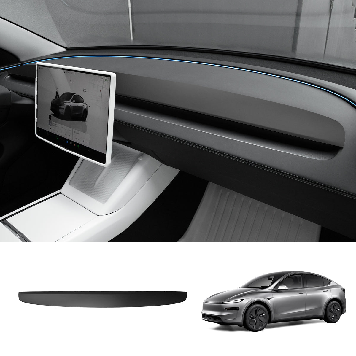 ABS Dashboard Trim Cover for Tesla Model Y Juniper 2025+