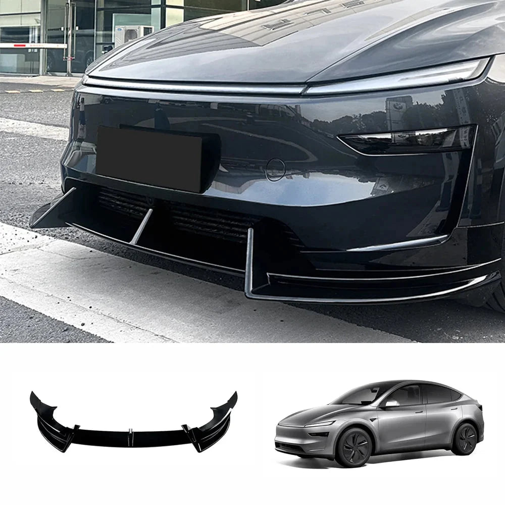 ABS Front Bumper Lip Spoiler for Tesla Model Y Juniper 2025+