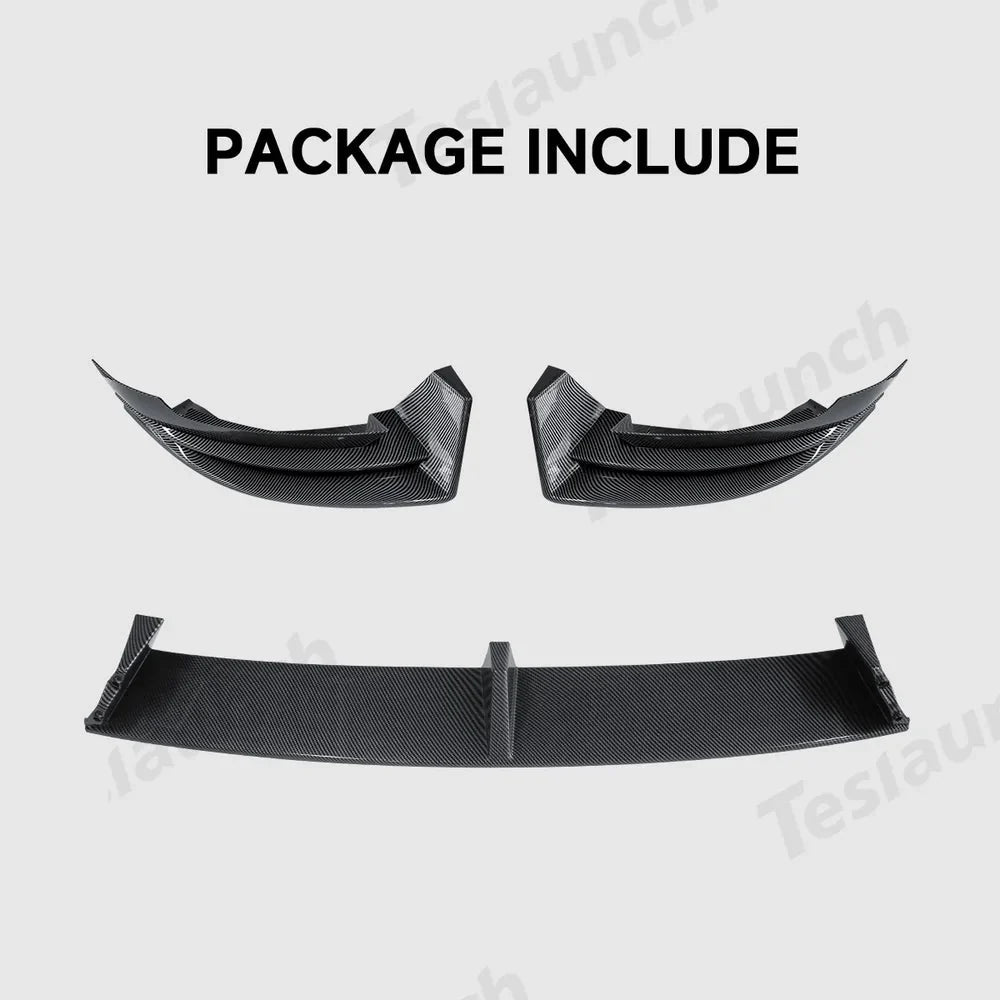 ABS Front Bumper Lip Spoiler for Tesla Model Y Juniper 2025+