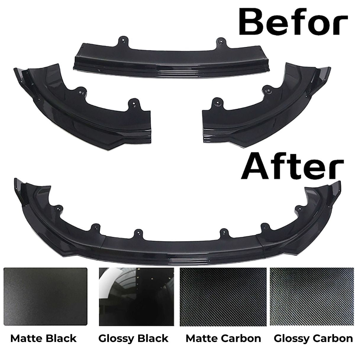 ABS Front Lip Spoiler for Model Y Juniper / Model YL | Miroken