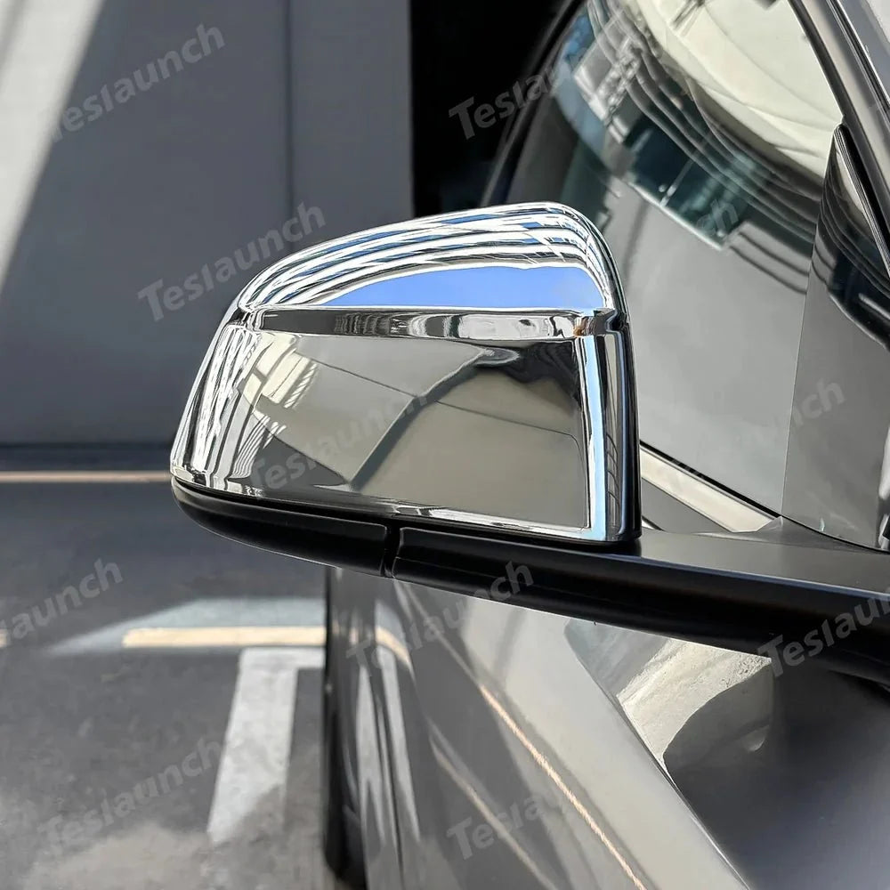 ABS Side Mirror Cover Caps For Tesla Model Y Juniper 2025+