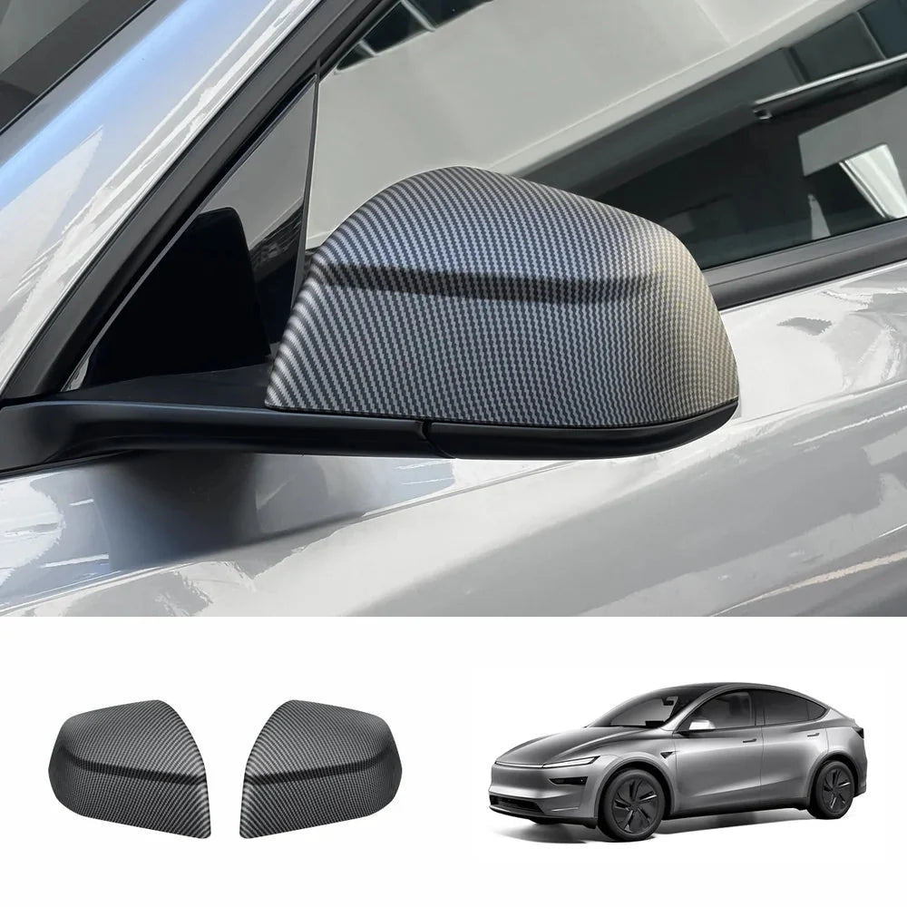 ABS Side Mirror Cover Caps For Tesla Model Y Juniper 2025+