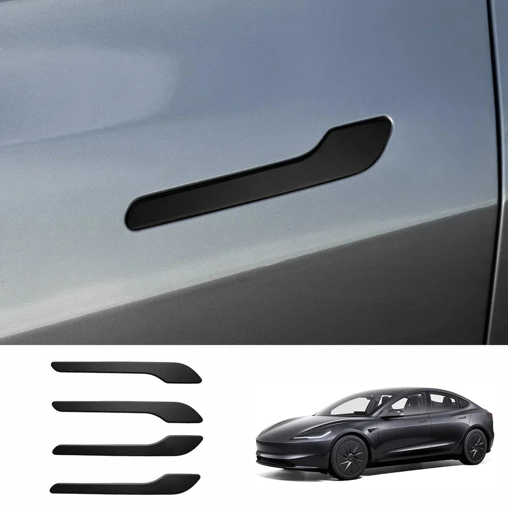 ABS Side Mirror Covers & Door Handle Covers for Tesla Model 3 Highland Standard 2025+