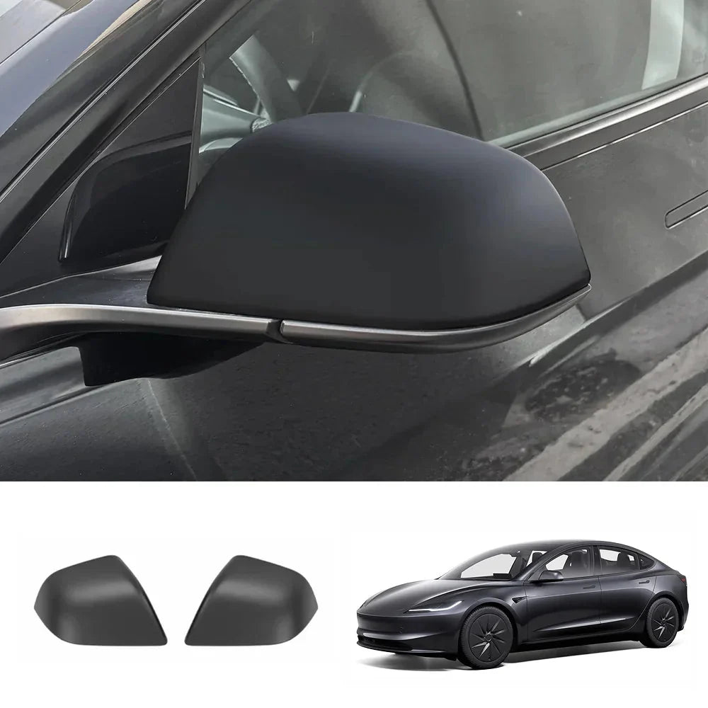 ABS Side Mirror Covers & Door Handle Covers for Tesla Model 3 Highland Standard 2025+