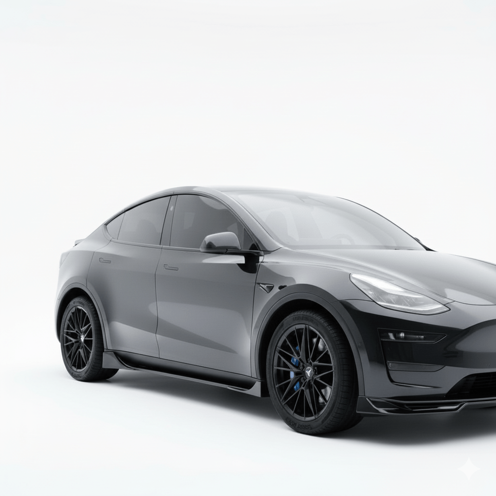 ABS Side Skirts Split Design for Tesla Model Y Juniper  | Miroken