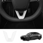 ABS Steering Wheel Center & V-Shape Trim for 2026 New Tesla Model Y Standard