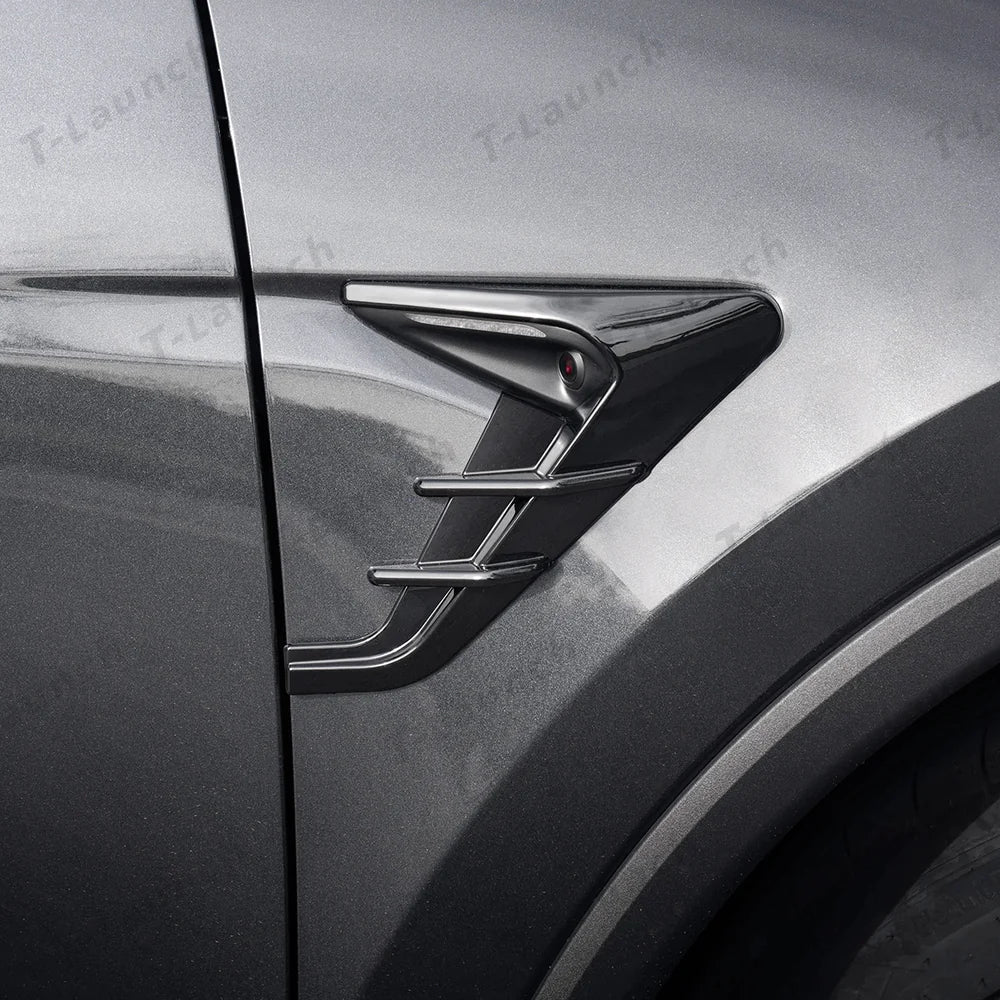 ABS Turn Signal & Camera Covers with Air Blades for 2026 New Tesla Model Y Standard