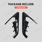 ABS Turn Signal & Camera Covers with Air Blades for Tesla Model Y Juniper 2025+