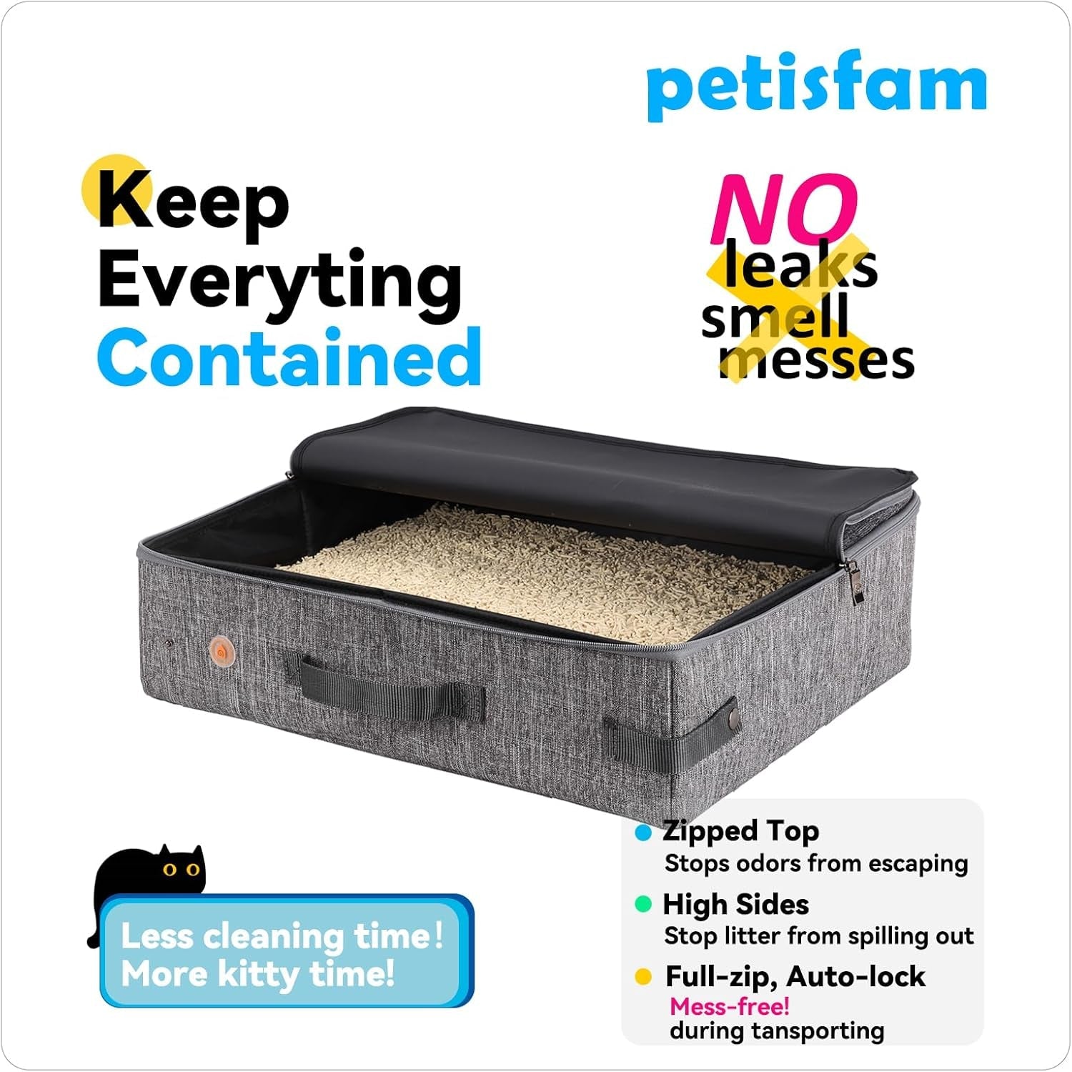 Miroken Portable Travel Cat Litter Box