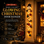 Glowing Christmas Door Hanger