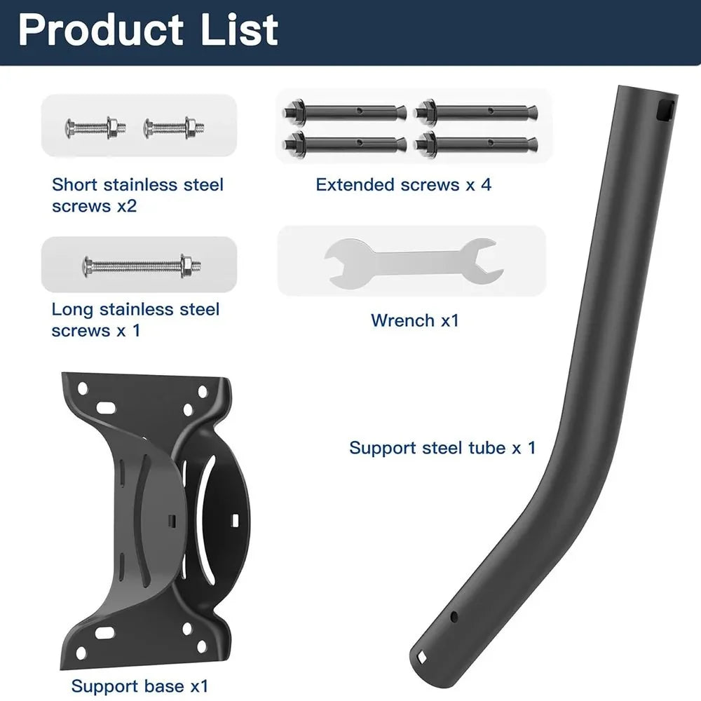 Adjustable Roof Wall Mount Kit for Starlink Gen 2