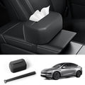 Adjustable Silicone Tissue Box for Tesla Model Y Juniper 2025+