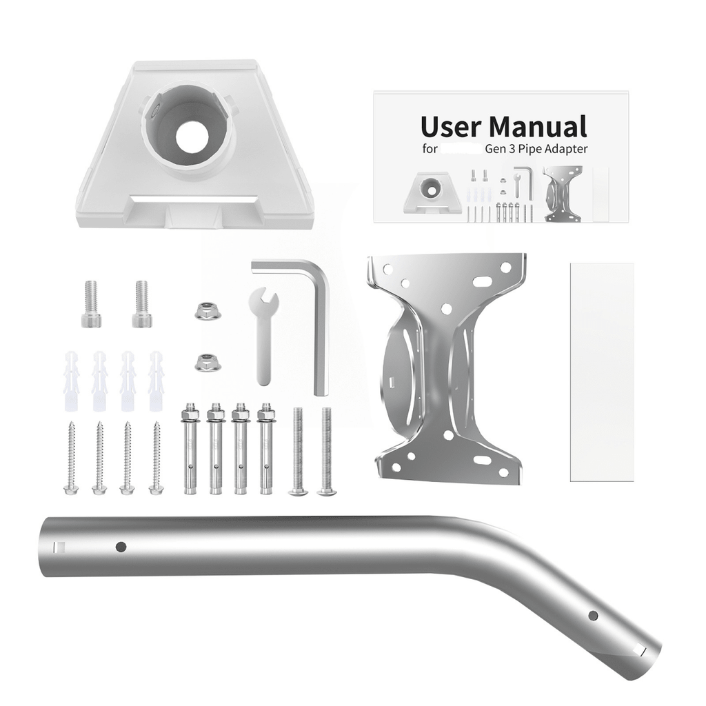 Adjustable Stainless Steel Mount Kit for Starlink Gen 3 Dish