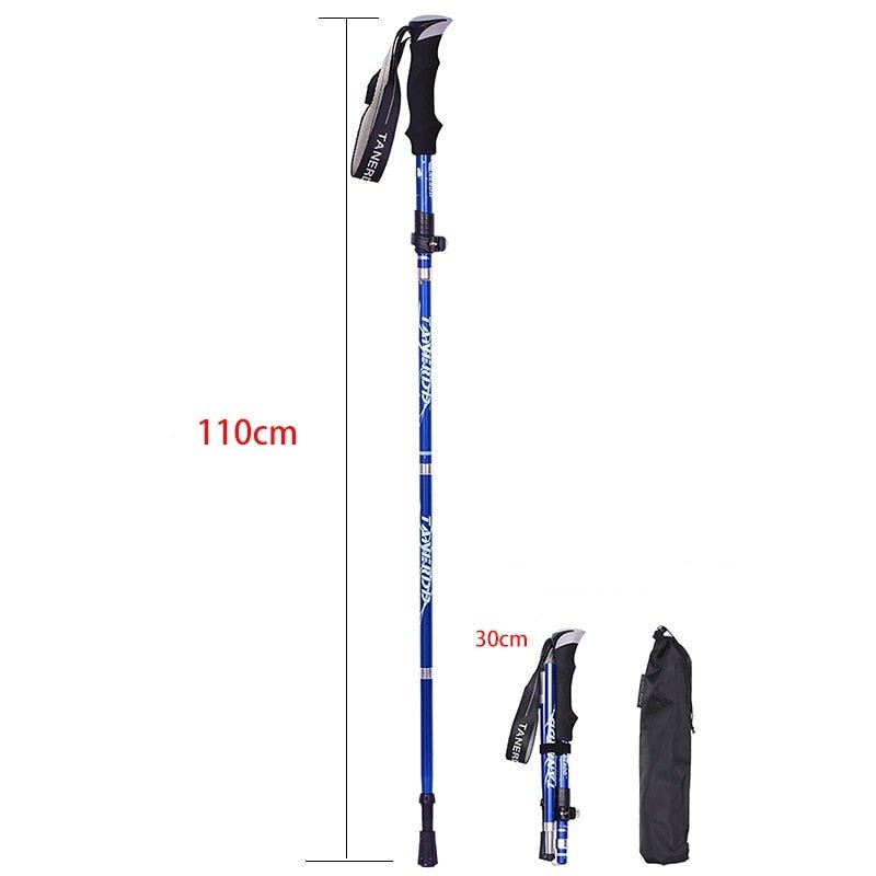 Miroken | Adjustable Trekking Poles - Lightweight & Foldable for Hiking & Walking
