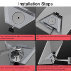 Adjustable Wall Mount Kit for Starlink Mini Dish
