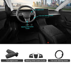 Alcantara Accessories for Tesla