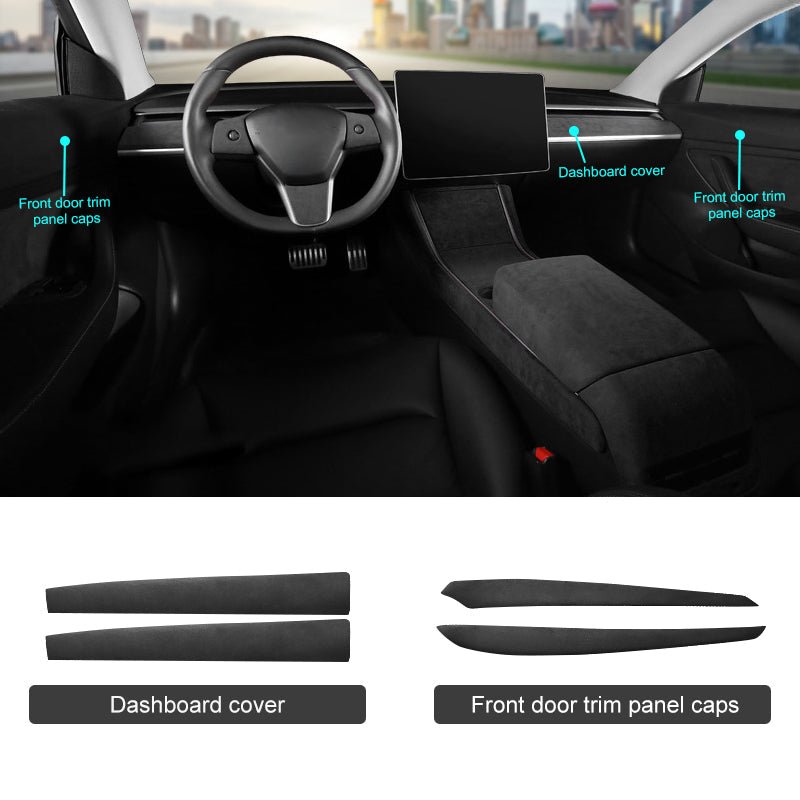 Alcantara Accessories for Tesla