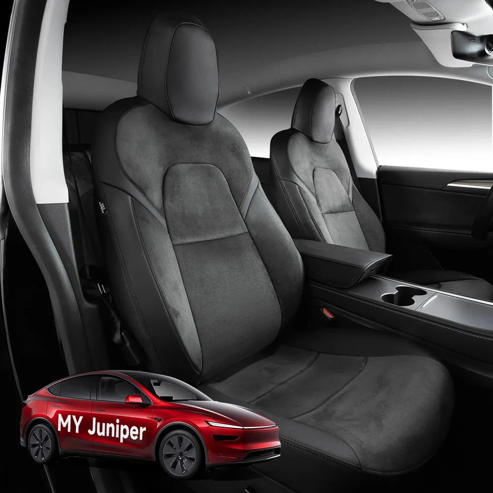 Alcantara All-Inclusive Seat Cover for Tesla Model 3 (2018-2025+) / Model Y (2021-2025+)