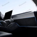 Alcantara Anti-kick Stickers Under the Dashboard For 2024+ Model 3 Highland
