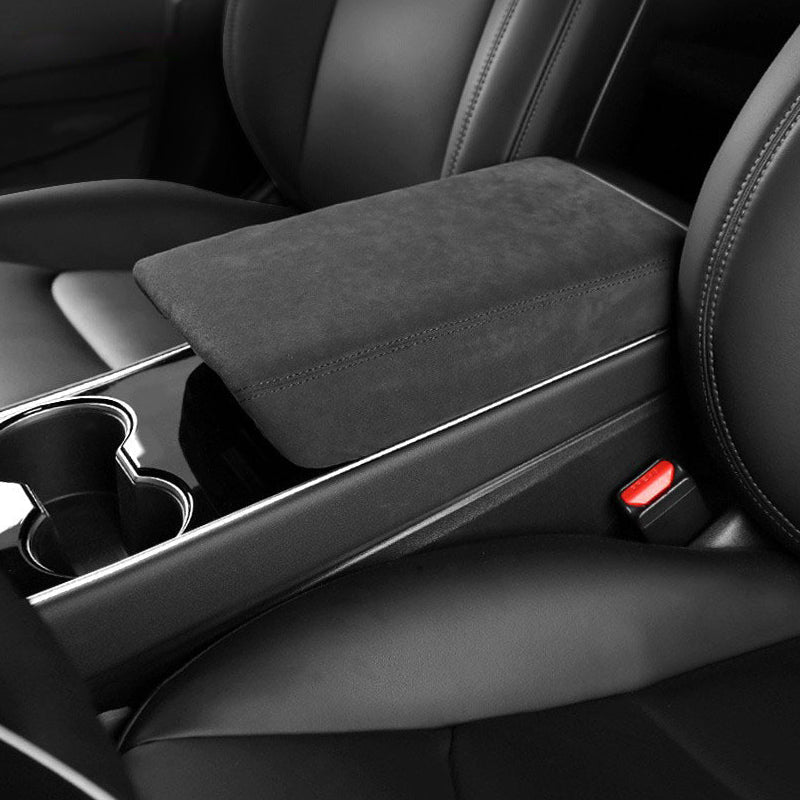 Alcantara Armrest Cover For Tesla Model 3/Y (2017+)