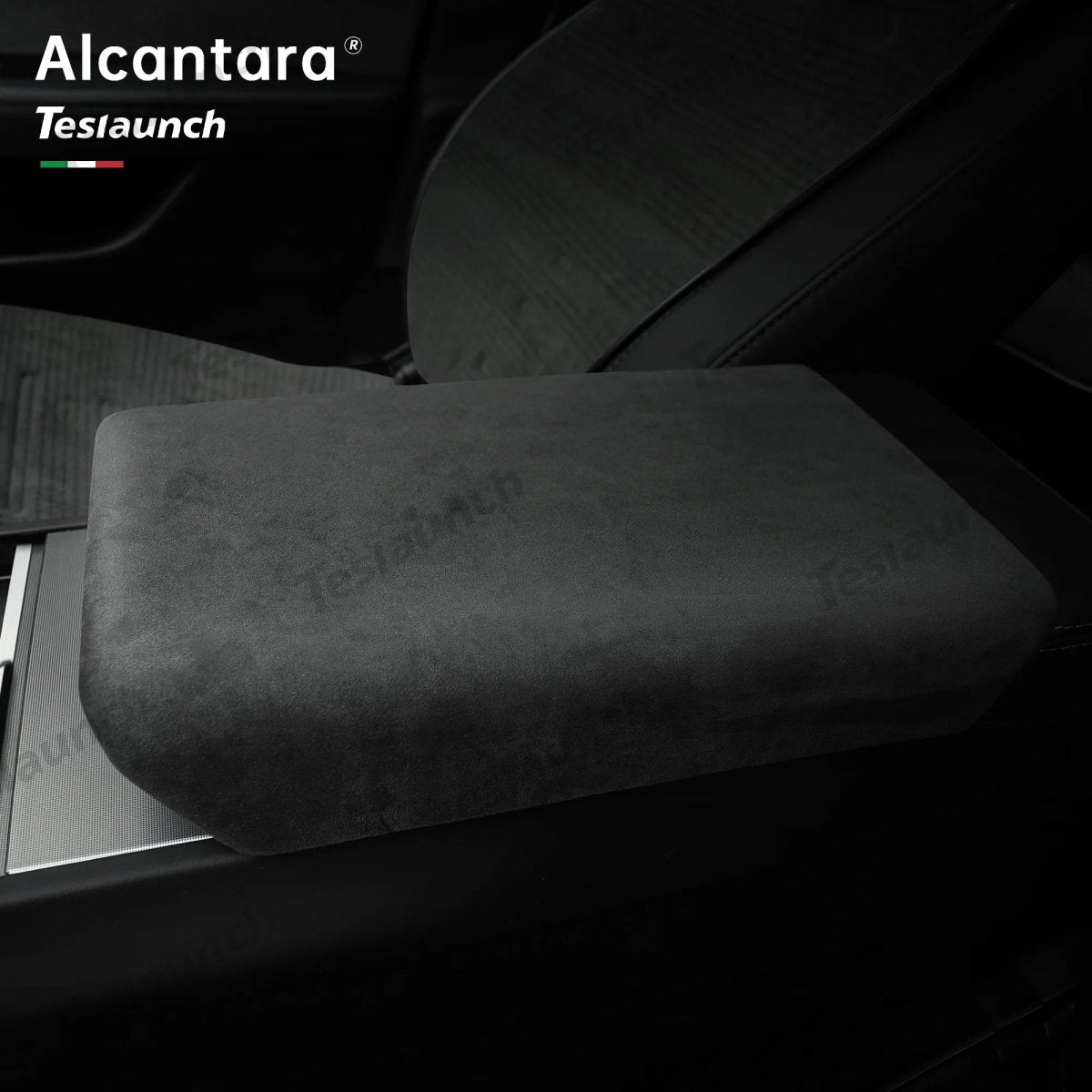 Alcantara Armrest Cover For Tesla Model 3/Y (2017+)