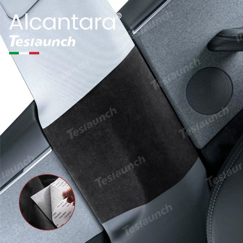 Alcantara B-pillar Anti-collision Sticker For 2024+ Model 3 Highland