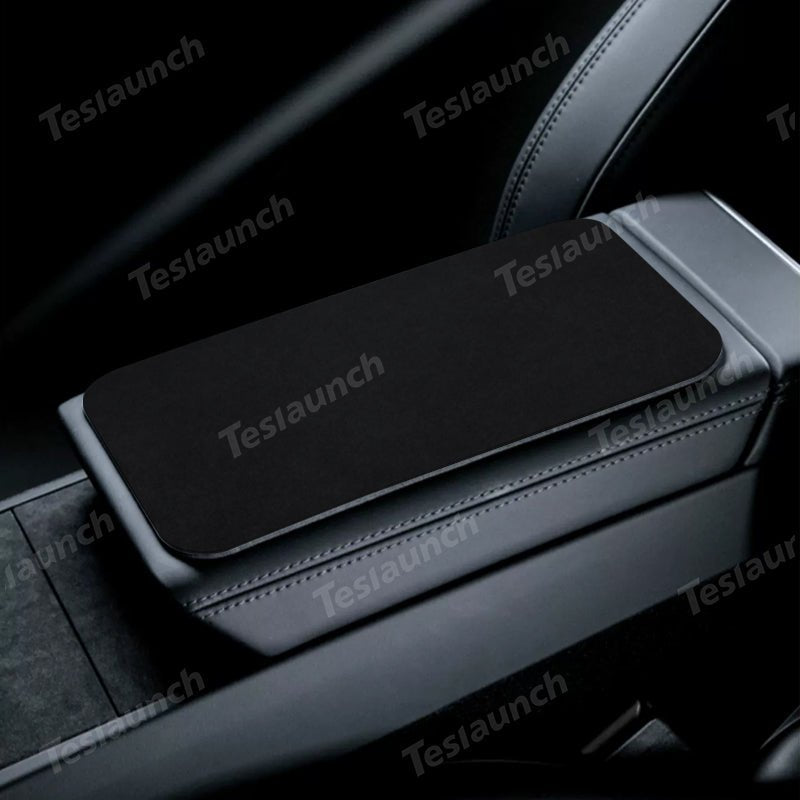 Alcantara Center Console Armrest Box Protective Pad Sticker For 2024+ Model 3 Highland