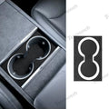 Alcantara Center Console Cup Holder Cover Sticker For 2024+ Model 3 Highland
