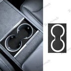 Alcantara Center Console Cup Holder Cover Sticker For 2024+ Model 3 Highland